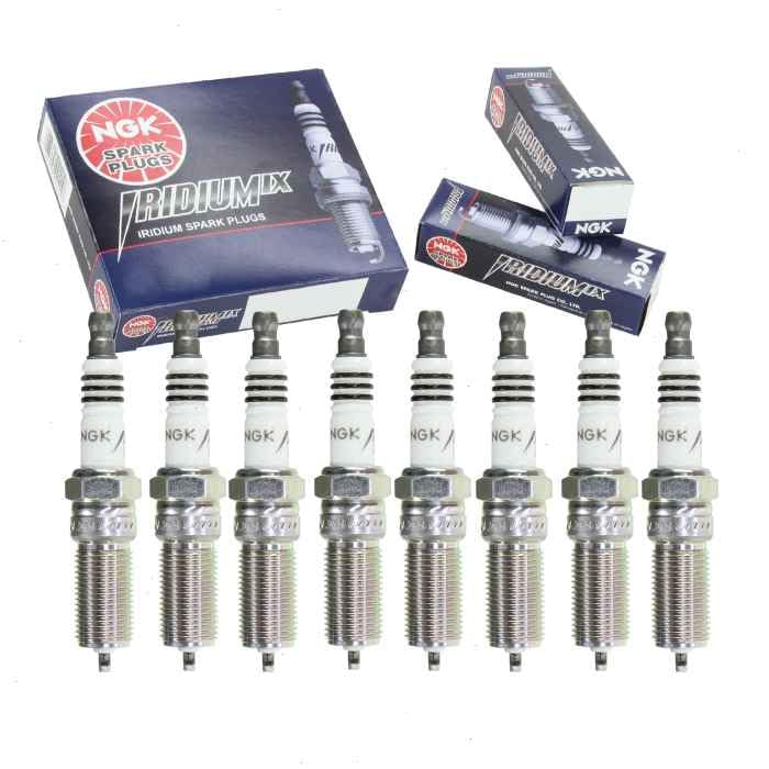 8 pc NGK Iridium IX Spark Plugs compatible with GMC Yukon 5.3L 6.2L V8 2015-2020
