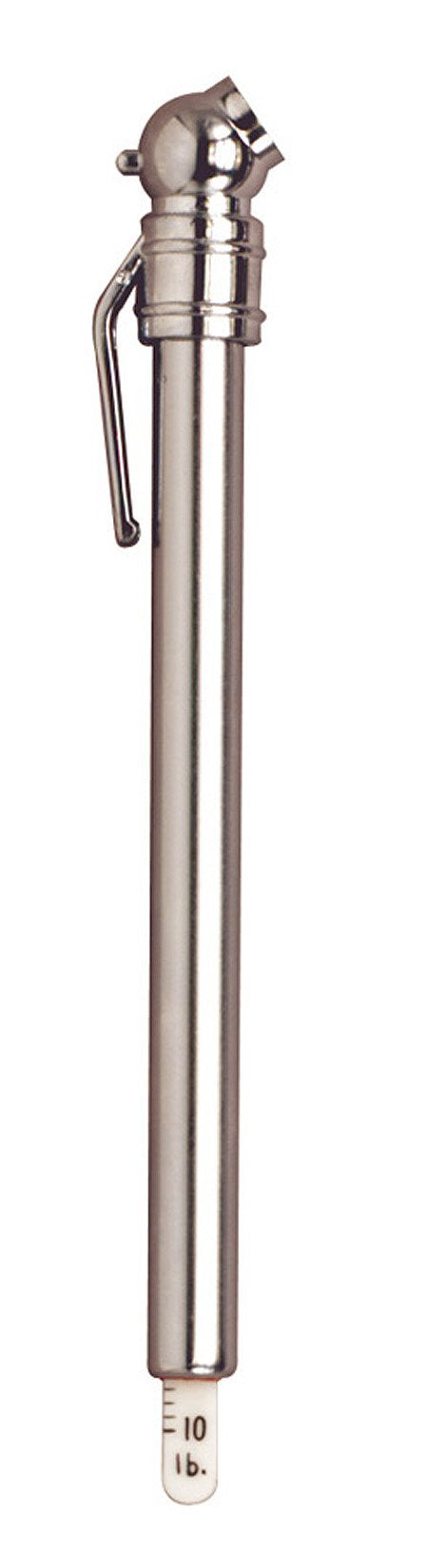 Custom Accessories 73335 Chrome 10-100 Psi Pencil Tire Gauge