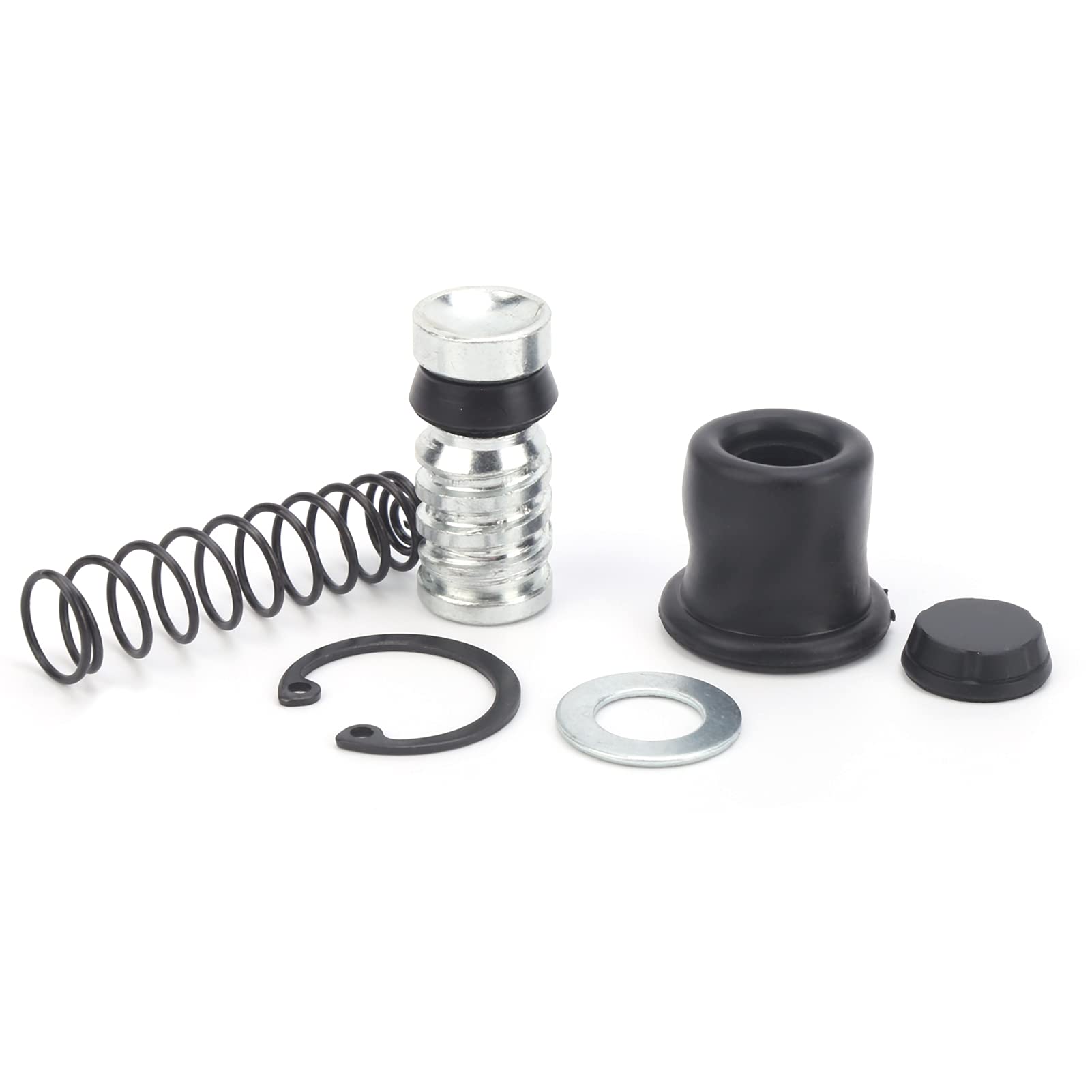 Rear Brake Master Cylinder Rebuild Repair Parts, 14Mm Motorcycle Clutch Brake Pump Piston Plunger Repair Kits Aluminium Alloy Fi