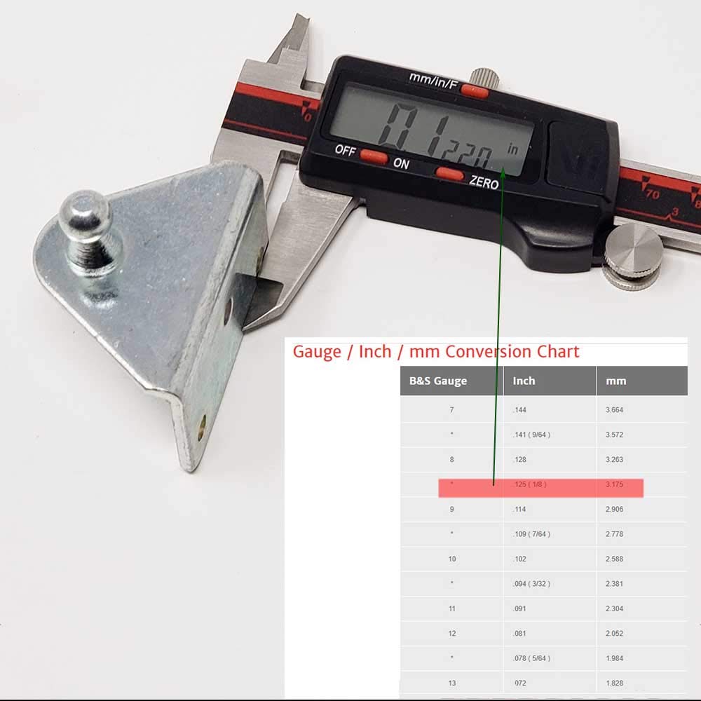 Gas Spring Lift Support Mounting Brackets 10Mm Ball Stud - (2 Pair - 10 Millimeter)