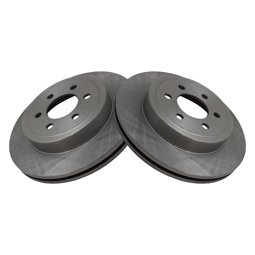 Trq Front Brake Rotors Set Vented Compatible With 2003-2004 Dodge Dakota