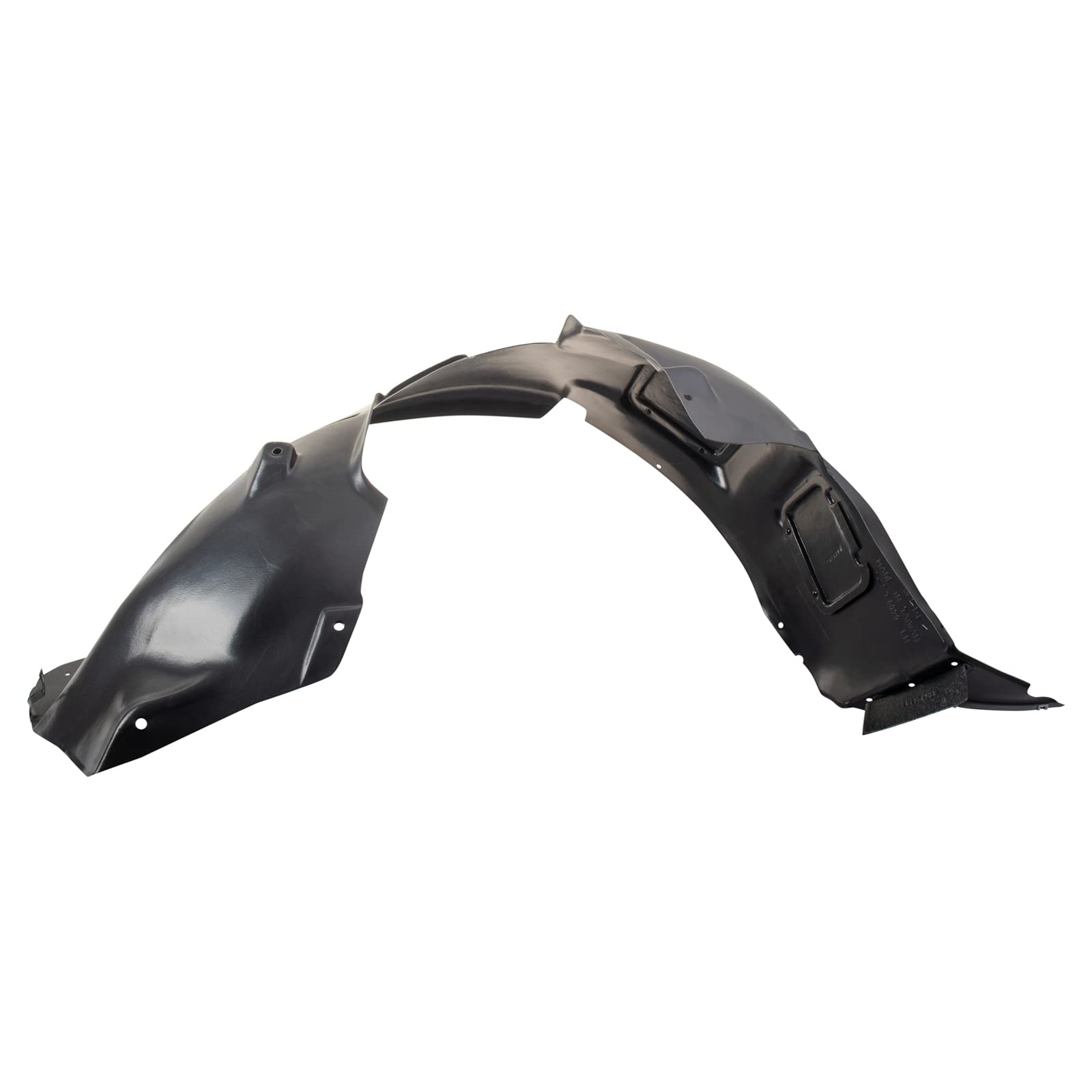 Trq Inner Fender Liner Set Compatible With 2014-2017 Fiat 500L Fi1248100 Fi1249100
