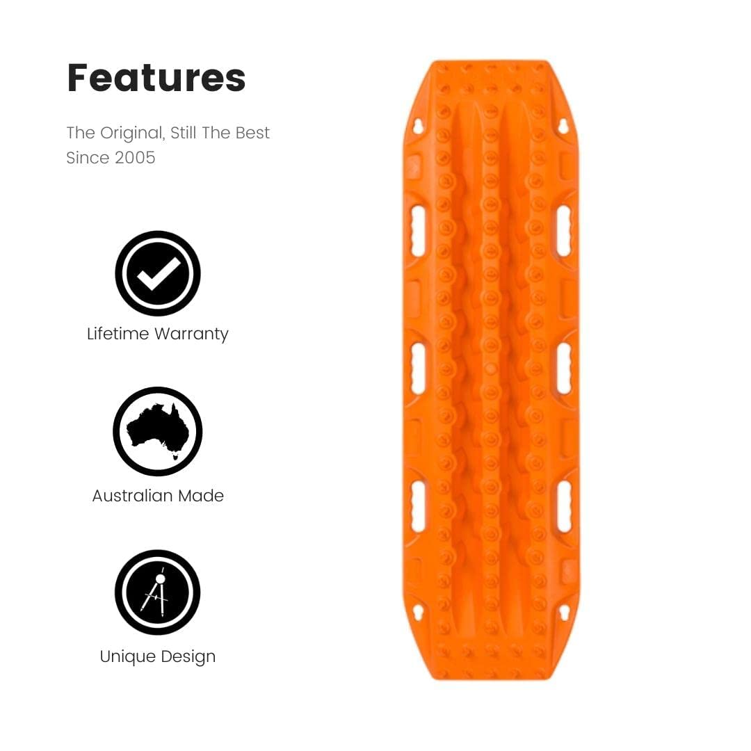 Maxtrax Mkii Safety Orange Vehicle Recovery Board
