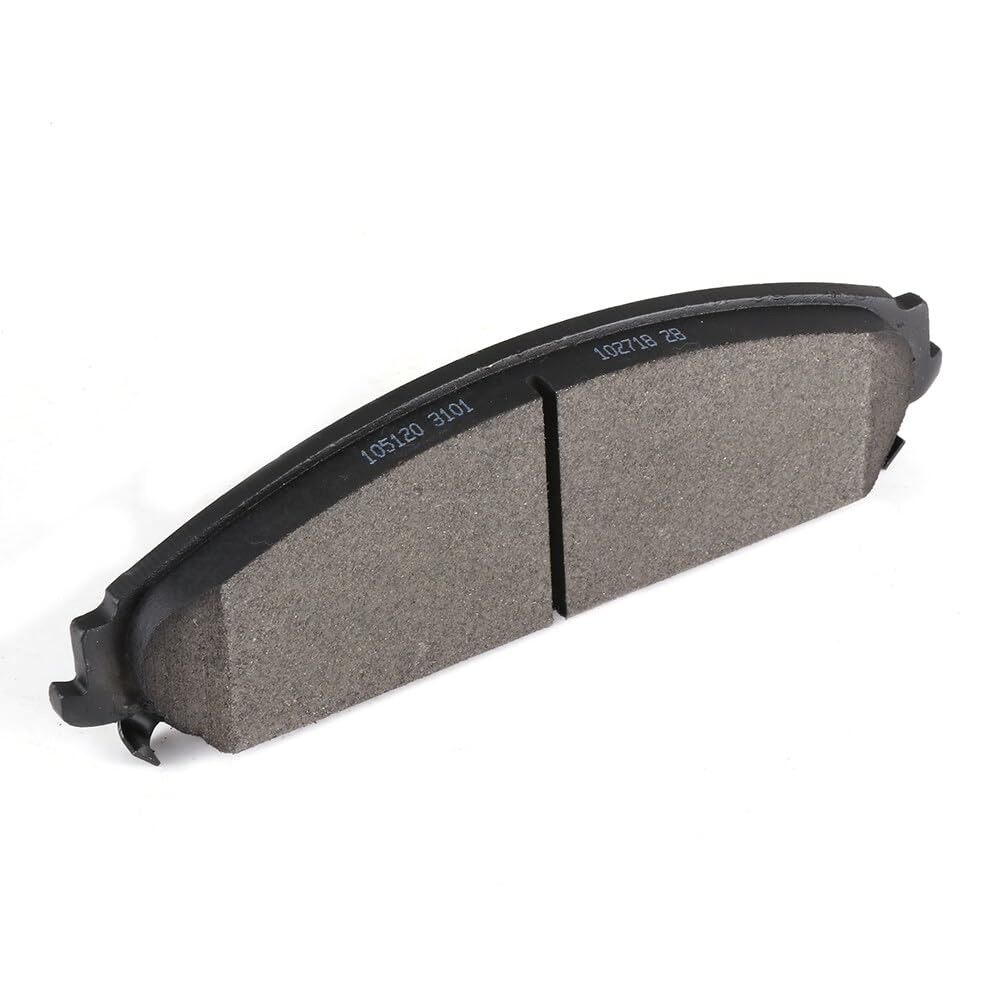 Cciyu D1058/D1057 Front & Rear Disc Brake Pads Kit - 8Pcs For Chrysler 300 (2005-2020), Dodge Charger (2006-2020) & More