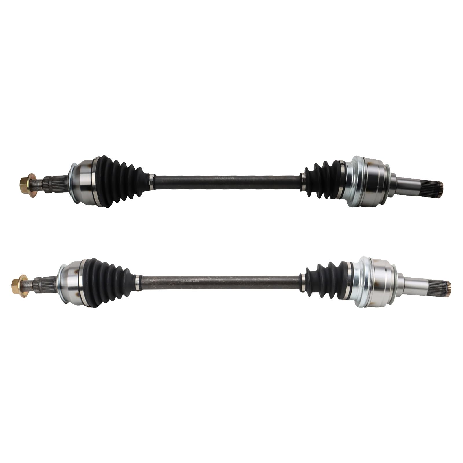 Trq Rear Cv Axle Shaft Assembly Set Compatible With 2010-2015 Chevrolet Camaro