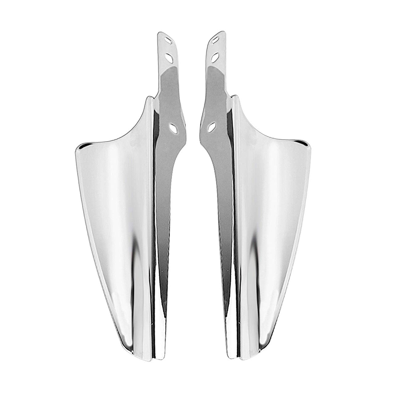 Hdbubalus Front Fork Mount Wind Deflectors Compatible With 1995-2023 Harley Electra Glide Road King Street Glide 1 Pair