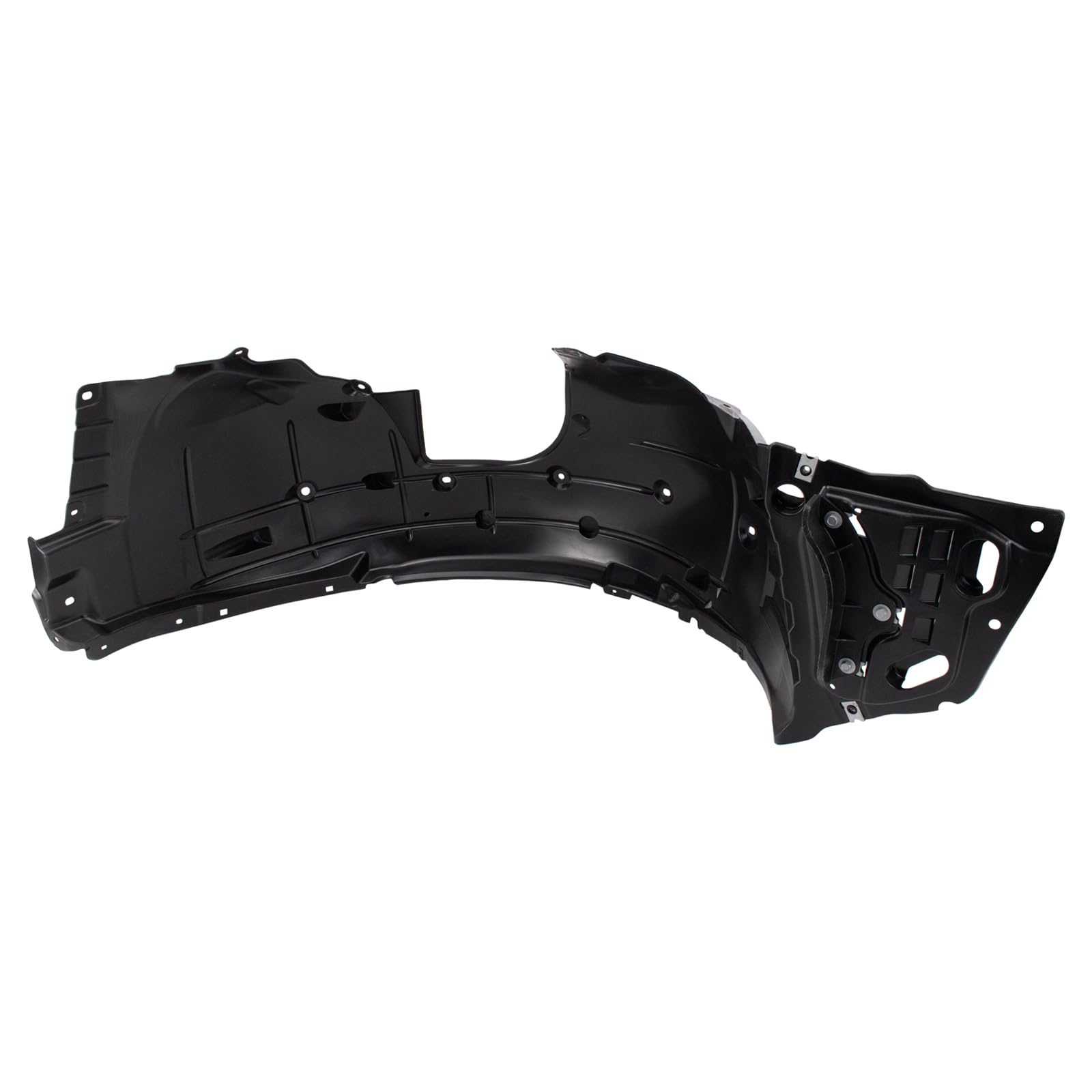 Trq Inner Fender Liner Set Compatible With 2017-2018 Honda Civic Ho1248158 Ho1249176