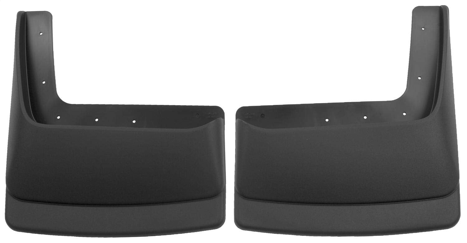 Husky Liners - Rear Mud Guards | 1999 - 2010 Ford F-350/F - 450 W/ Dual Rear Wheels, Rear Set - Black, 2 Pc. | 57451