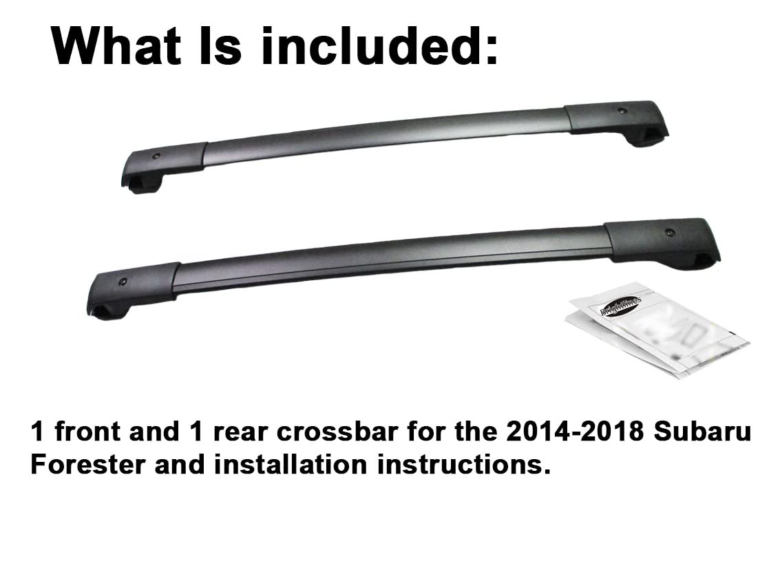Brightlines Aero Cross Bars Roof Racks Luggage Rack Replacement For 2014-2018 Subaru Forester