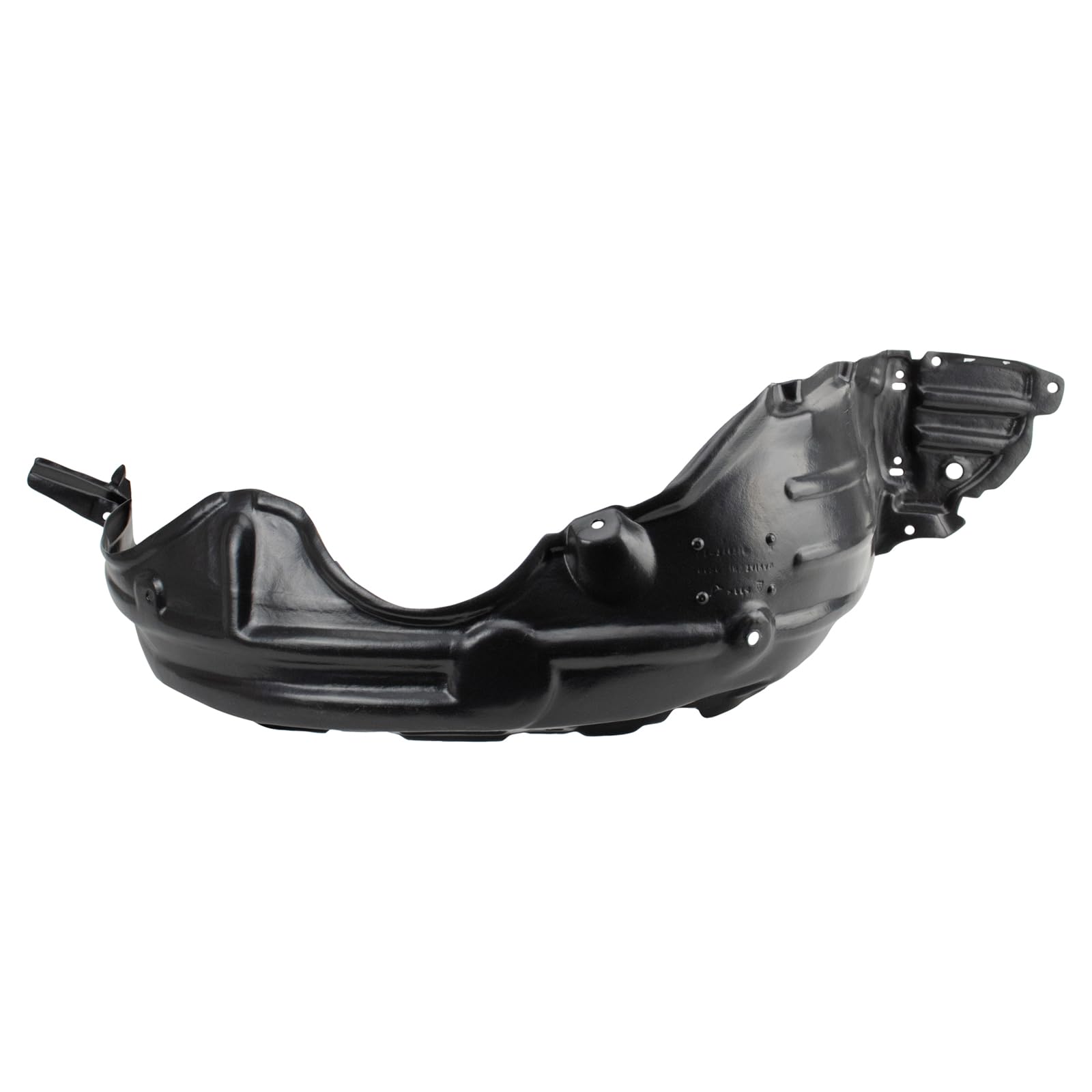 Trq Inner Fender Liner Set Compatible With 2012 Toyota Yaris To1248168 To1251120