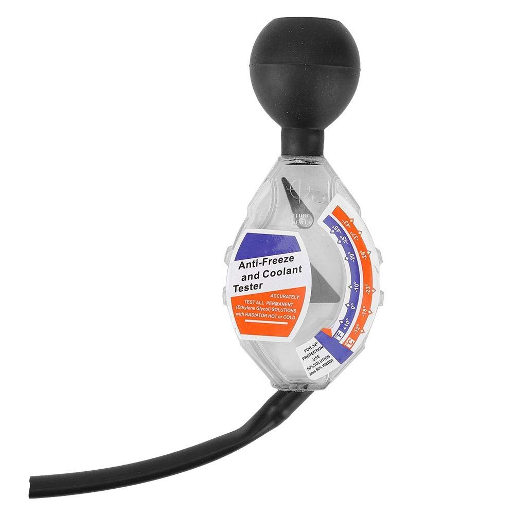 Aramox Coolant Tester,Dial Type Rapid-Test Anti-Freeze Densitometer Coolant Tester Accessory