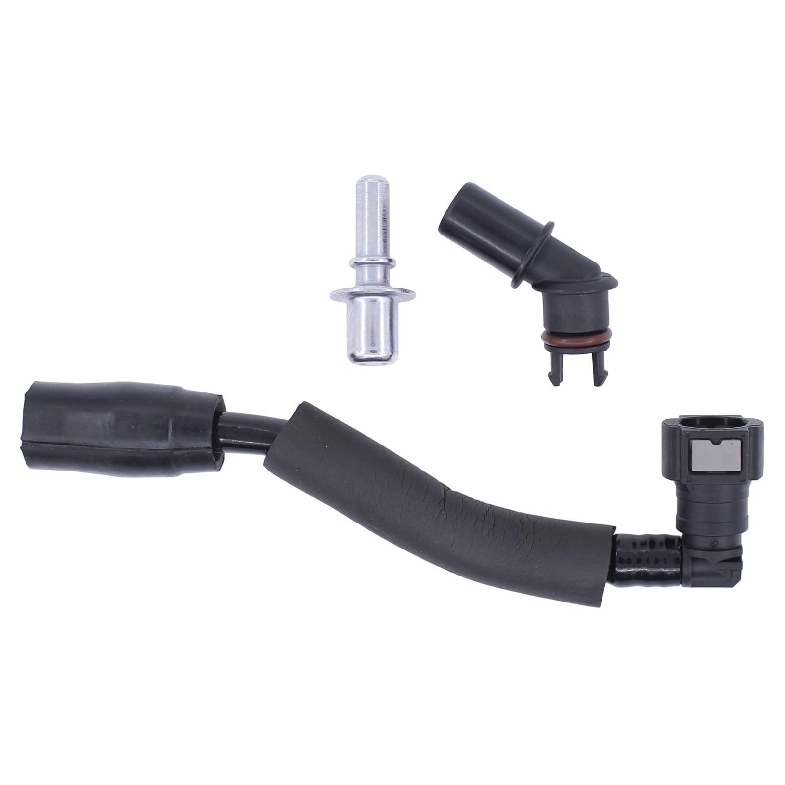 MOTOKU Positive Crankcase Ventilation Valve Tube Hose and PCV Valve Fitting Adapter Connector Right Kit for GMC Acadia Buick Enc