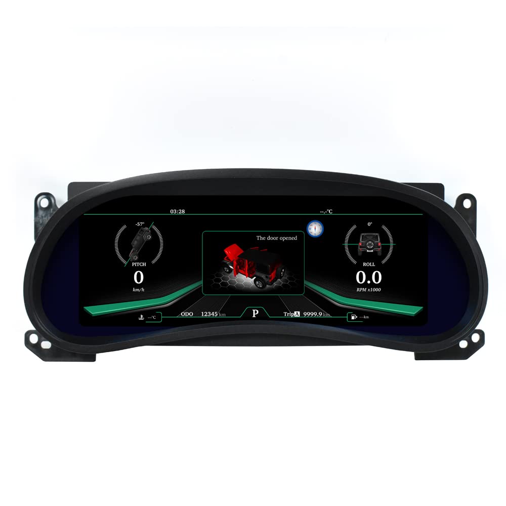 Xuenav 12.3 Inch Digital Dash Instrument Cluster For 2011 2012 2013 2014 2015 2016 2017 Jeep Wrangler Jk,Digital Cluster Instrum