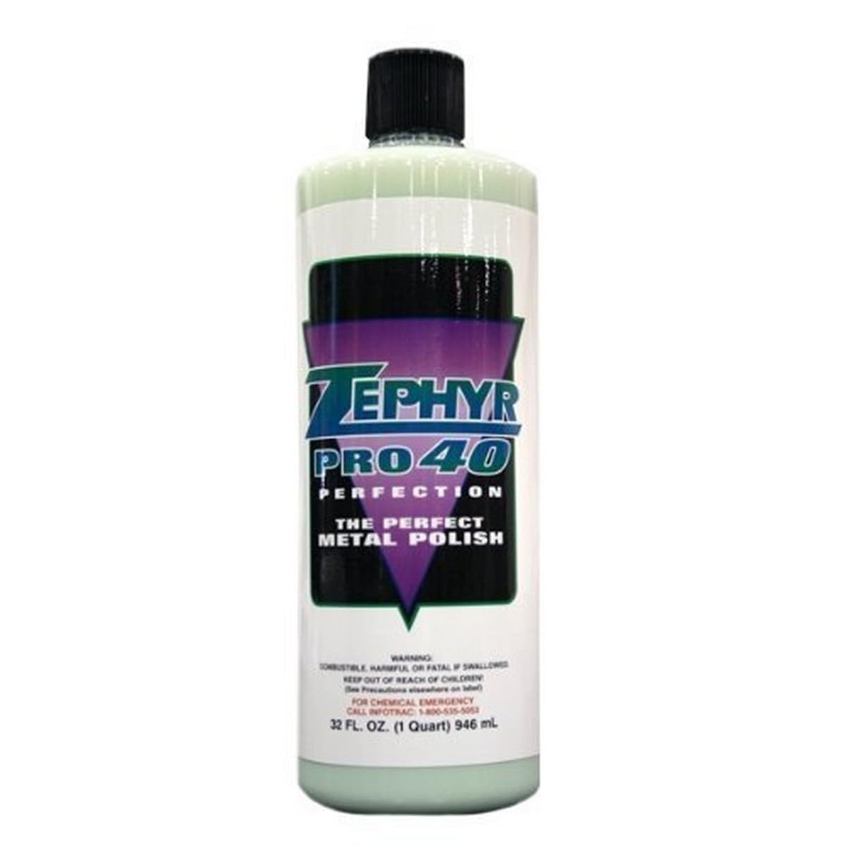 Zephyr Products Pro40016 16 Oz. Pro-40 Metal Polish, 1 Pack