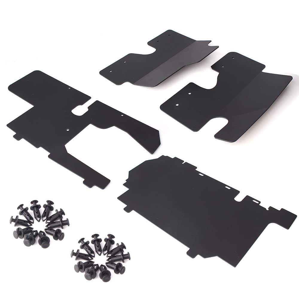 Bevel Engineering Mud & Rock Protection Package, Compatible With Polaris General 1000, Radiator Guards Shields
