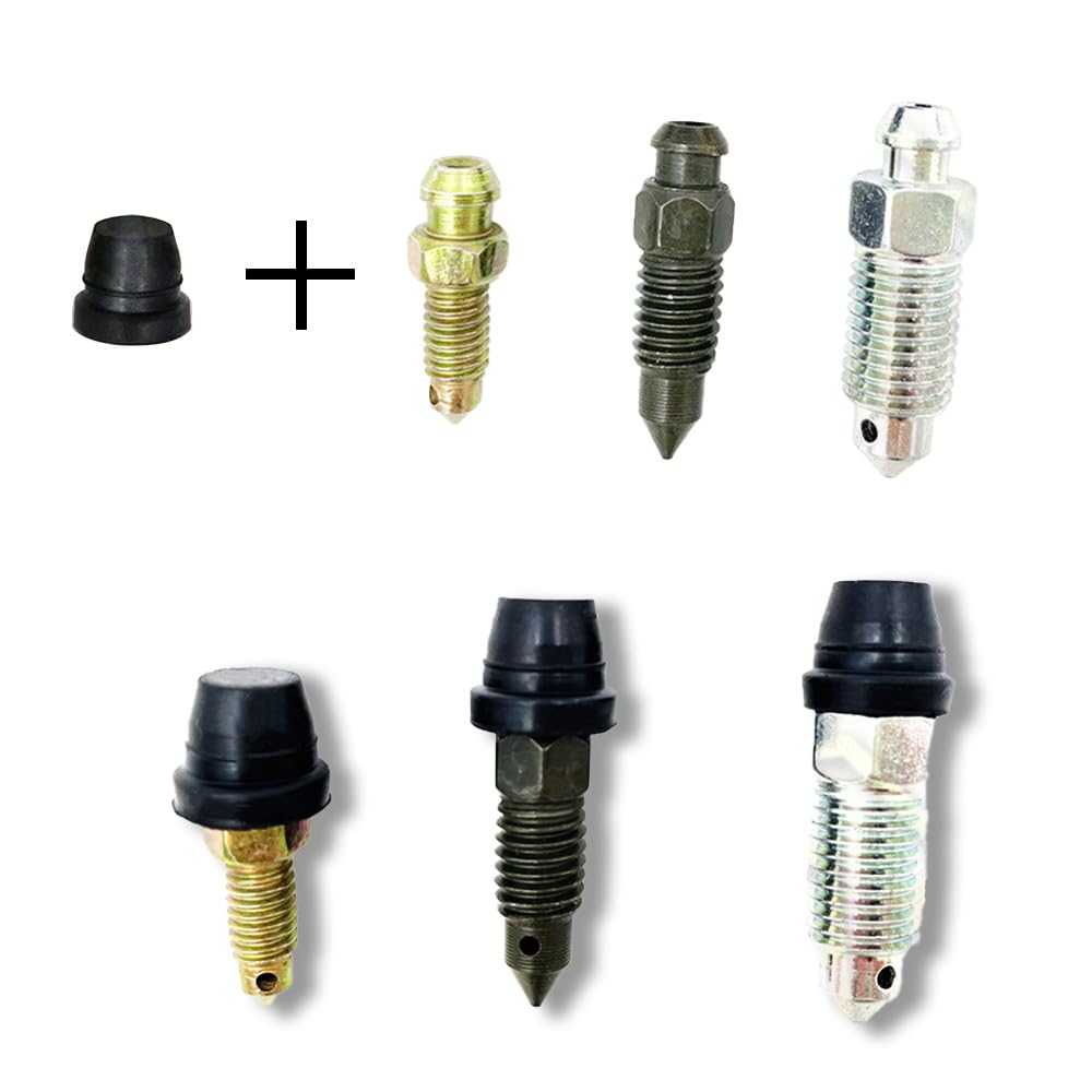 18PCS Black Brake Dust Cover, Rubber Dust Stem Cover, Grease Fitting Caps, Brake Caliper Bleeder Cap, Brake Bleeder Screw Cap, R
