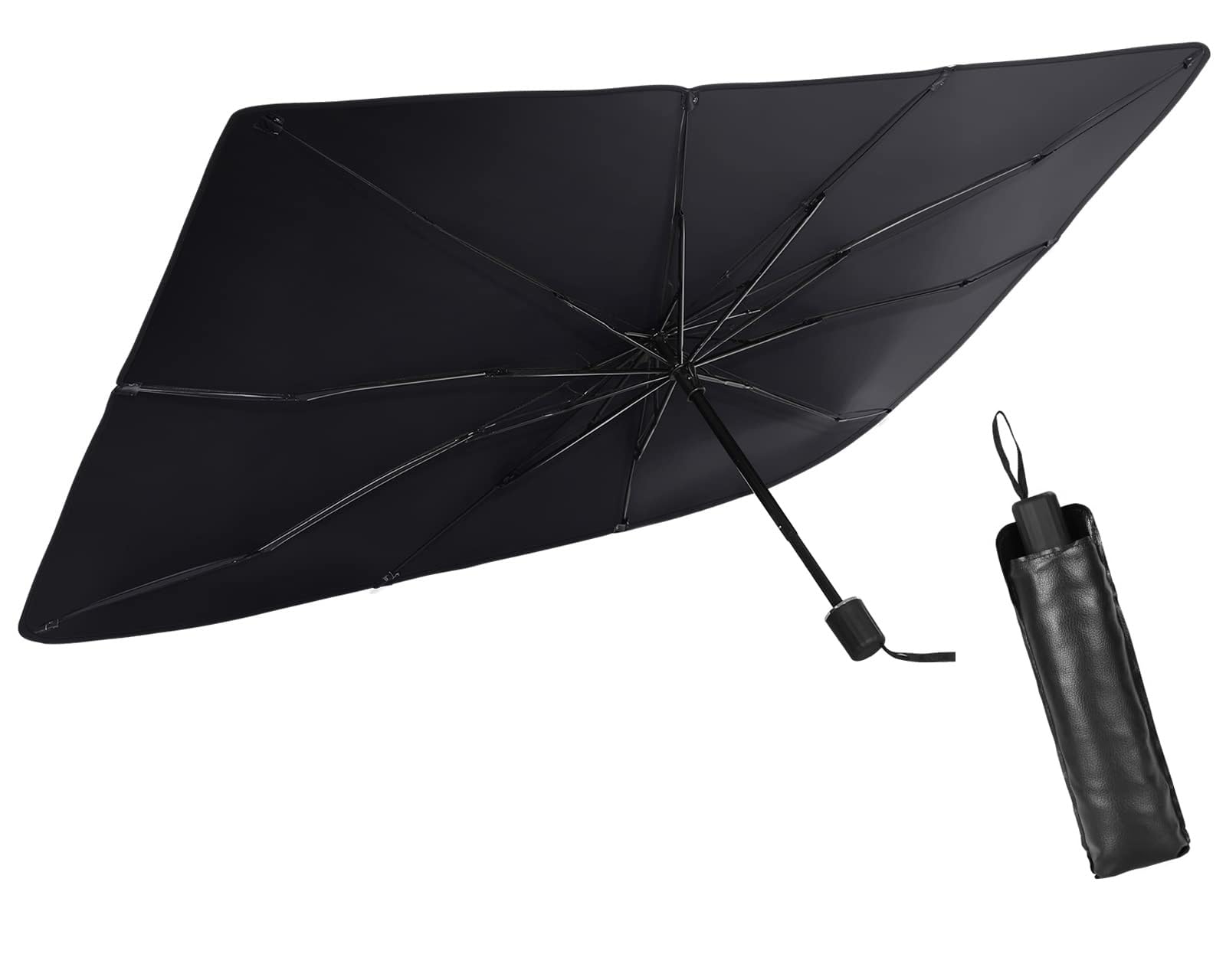 Kozdiko Foldable Car Windshield Umbrella Sunshade Cover UV Block Car Front Window (Heat Insulation Protection) Compatible with N