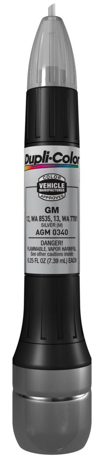 Dupli-Color Agm0340 Scratch Fix All-In-1 Exact-Match Automotive Touch-Up Paint - General Motors Silver - 0.25 Oz. Paint Pen
