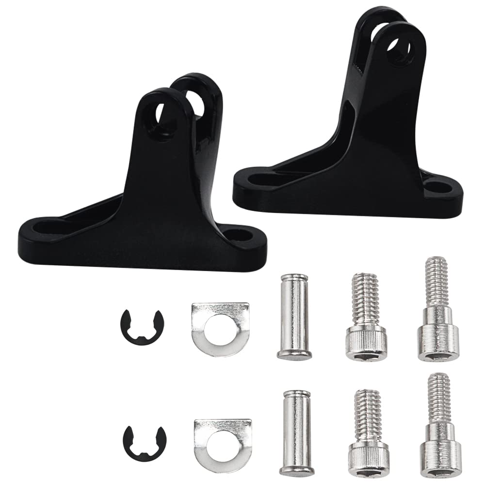 WOWTK Rear Passenger Mini Footboard Mount Fit for Harley Touring Models 1993-2024 Road King FLHR Road Glide FLTRX Street Glide F