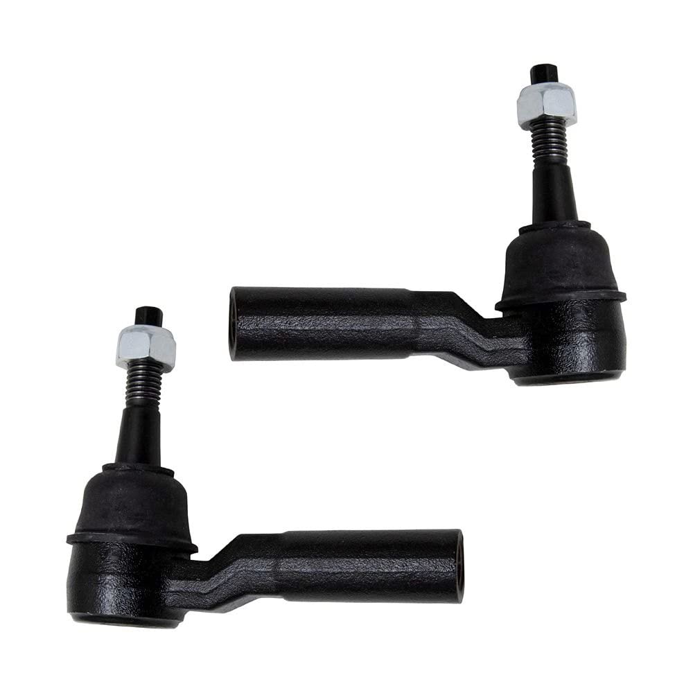 TRQ Front Outer Tie Rod Set Compatible with 2011-2021 Chevrolet Silverado 2500 HD Silverado 3500 HD GMC Sierra 2500 HD Sierra 35
