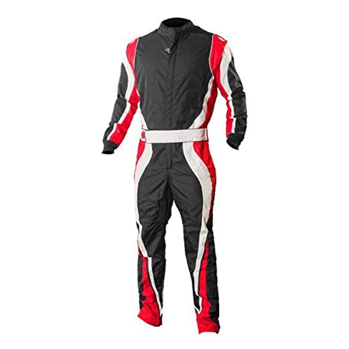 K1 Race Gear Speed 1 CIK/FIA Level 2 Approved Kart Racing Suit (Red/White/Black, XX-Large)