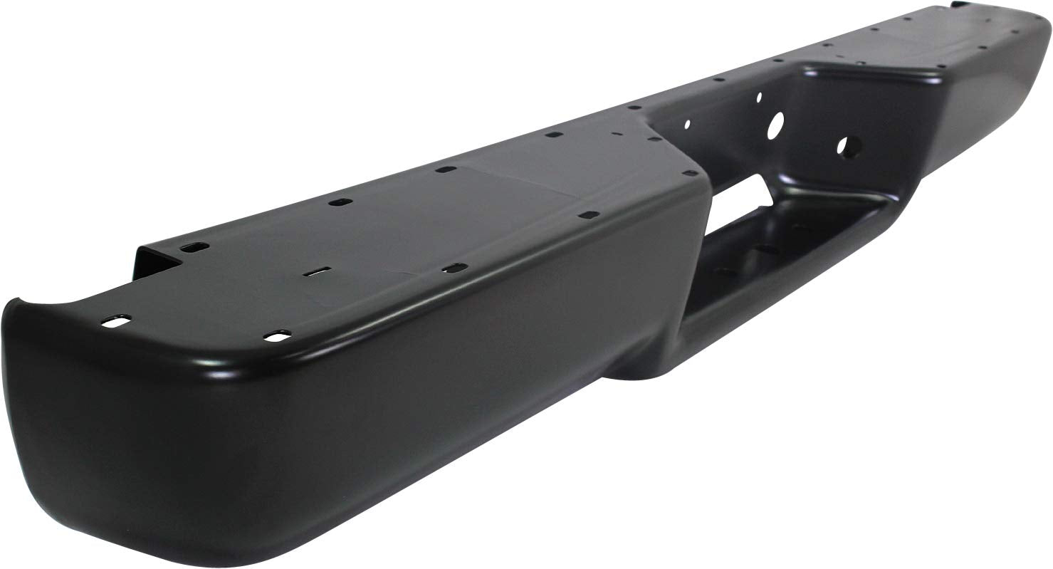 Evan Fischer Step Bumper For Chevrolet C1500 K1500 1988-1998 Gmc C1500 1988-1998 Face Bar Powdercoated Steel Fleetside, For Models Without Impact Strip Holes Replaces # 20009, 15025374, Gm1102305
