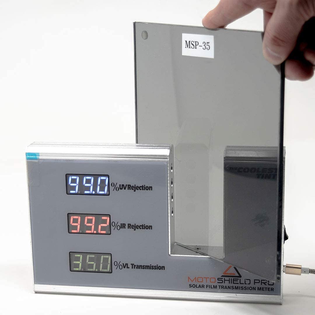 DIY-MotoShield Pro Premium Nano Ceramic Tint (5% VLT) 36    in x 10 ft Roll | Professional Window Film for Auto, Reduce Infrared