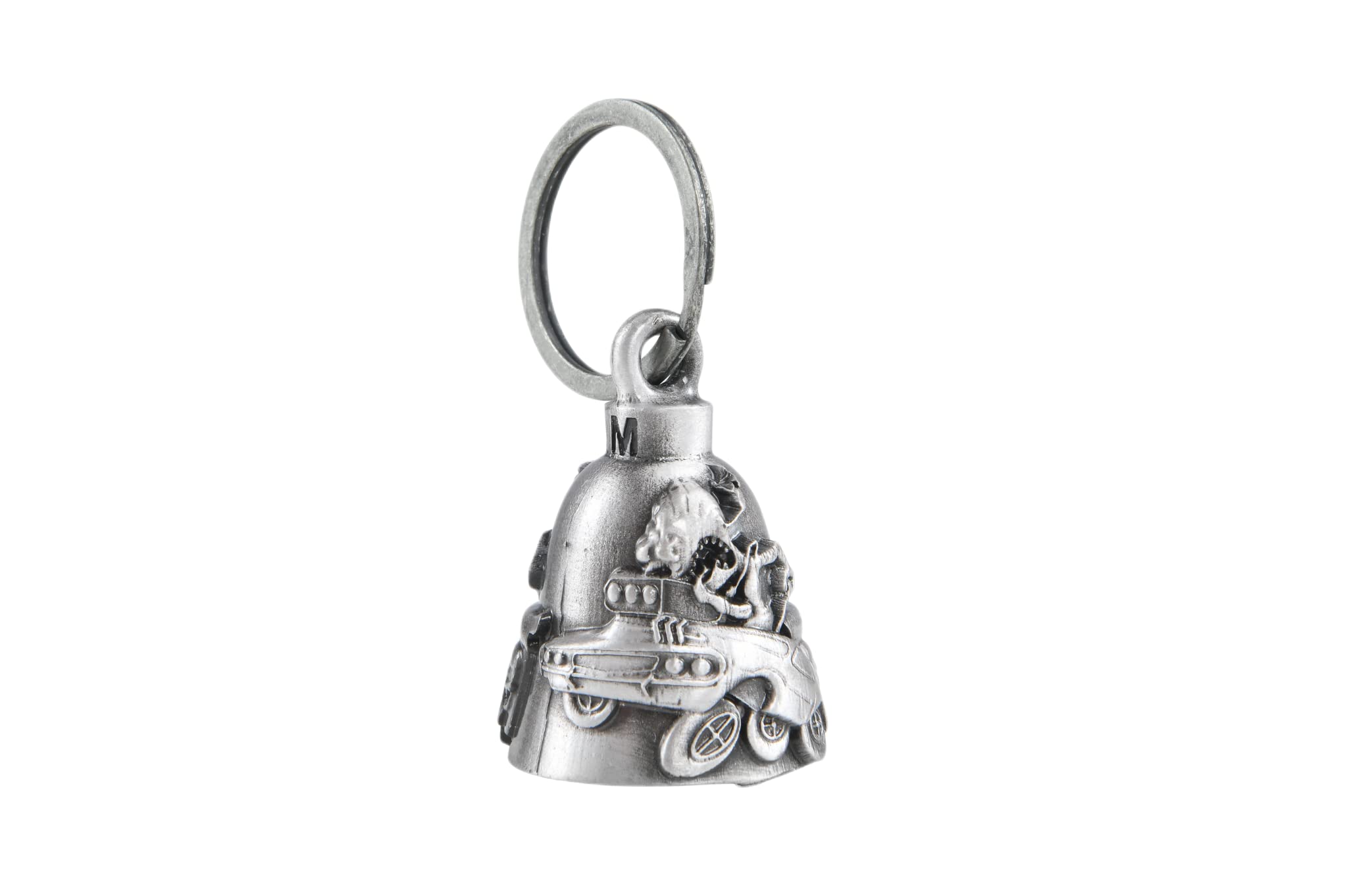 Dream Apparel Motorcycle Bell W/Hanger Biker Bell Motorcycle Accessories For Good Luck Safe Riding Luck Key Chain Bell