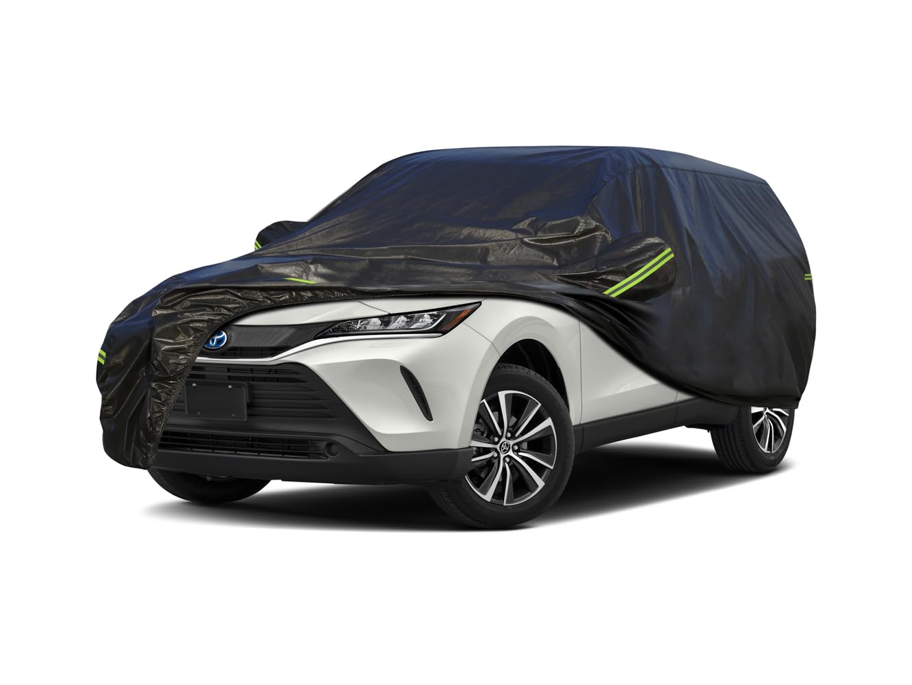 Koukou Waterproof Suv Car Cover Suitable For Toyota Venza From 2020 To 2025, 7 Layers Windproof All Weather Waterproof Outdoor C