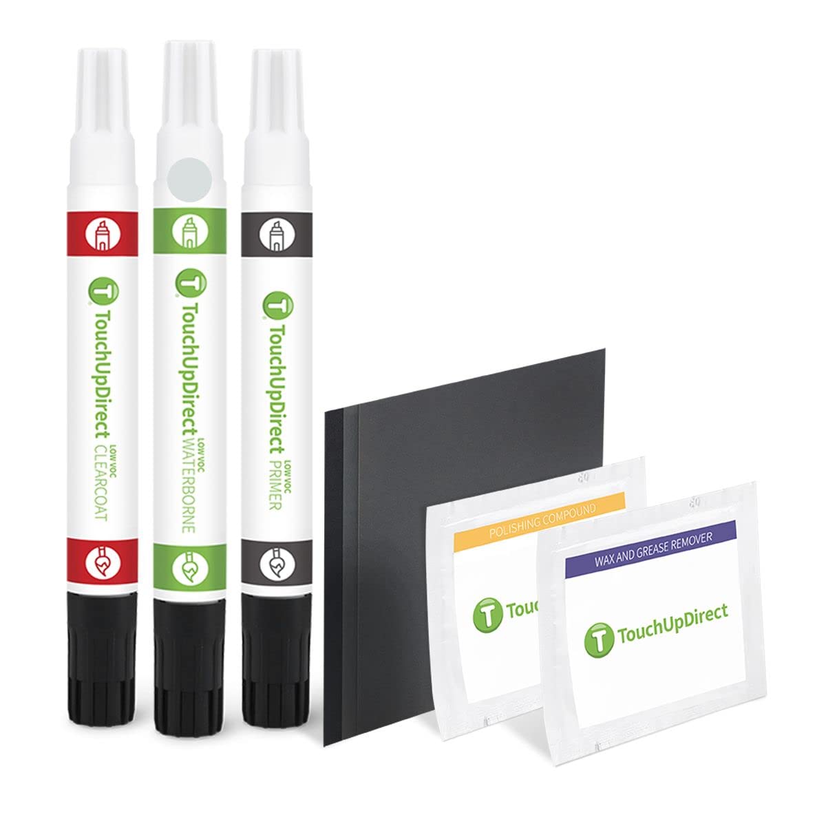 Touchupdirect A83 Glacier Silver Metallic Compatible With Bmw Exact Match Touch Up Paint Combo - Platinum Kit