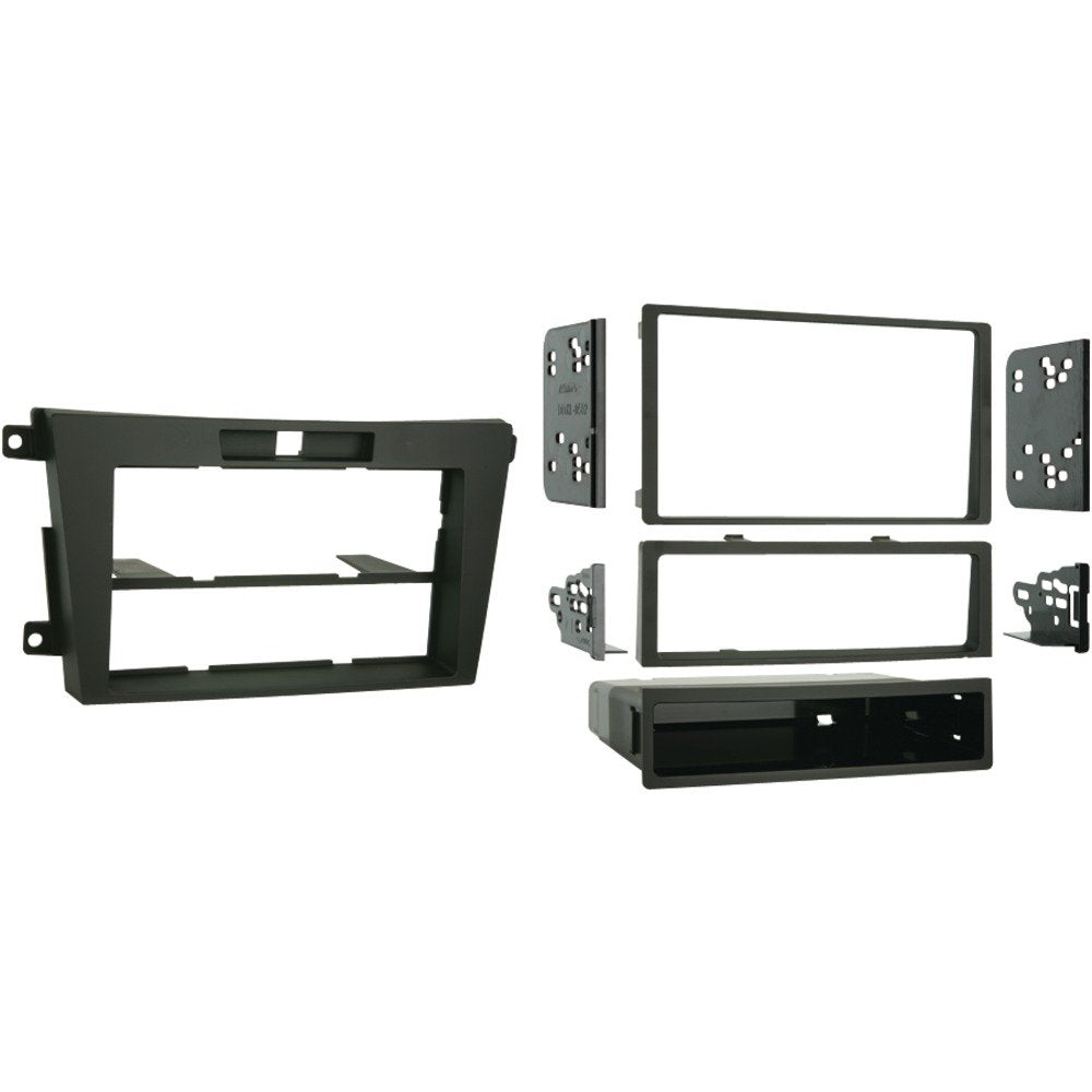 1 - 2008 Mazda CX-7 Single or Double DIN Installation Kit, Designed specifically for the installation of double DIN radios or 2 