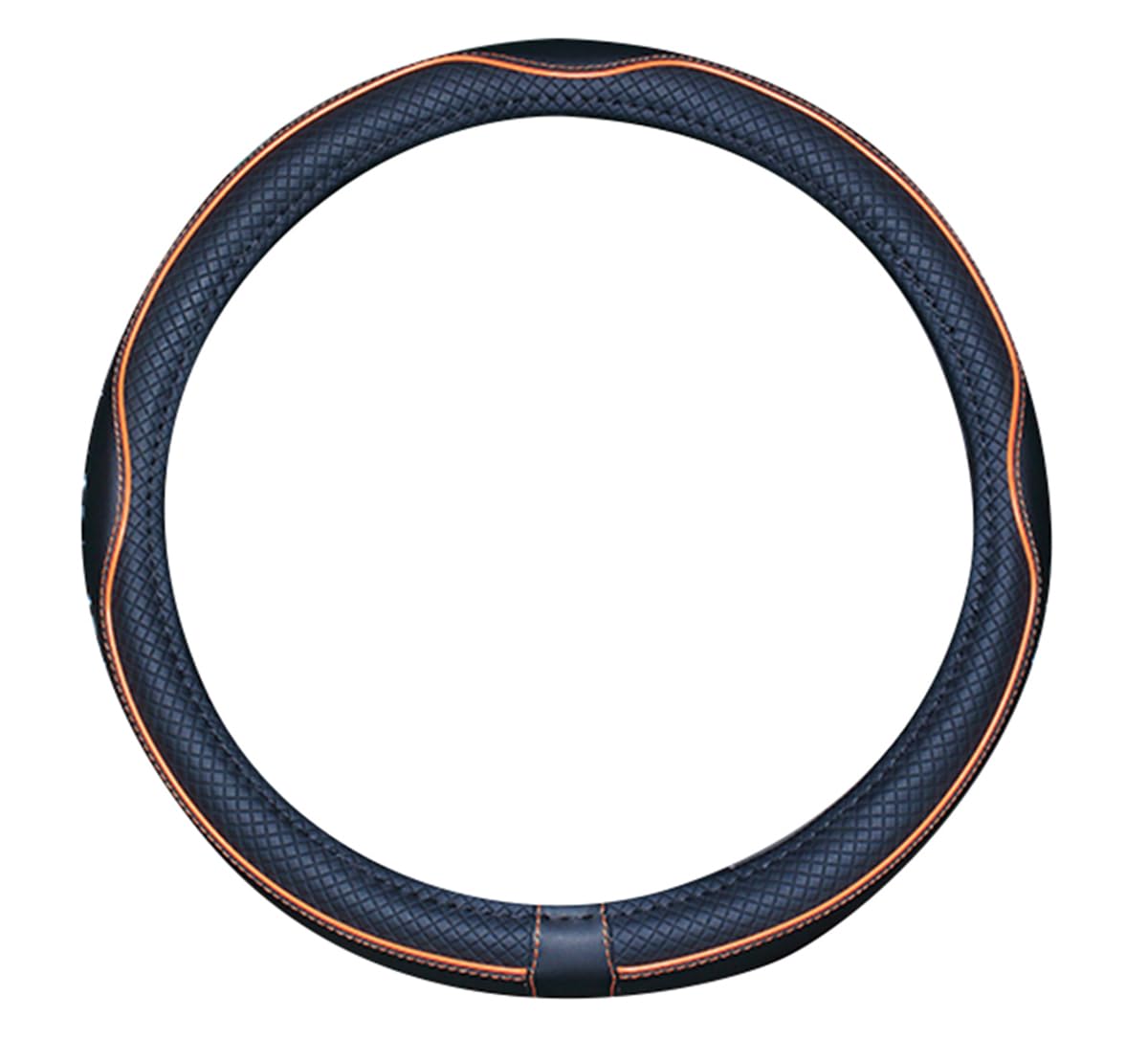 Mayco Bell 2019 New Microfiber Leather Car Extra Large Steering Wheel Cover For Big Trucks (17.5-18'', Orange)