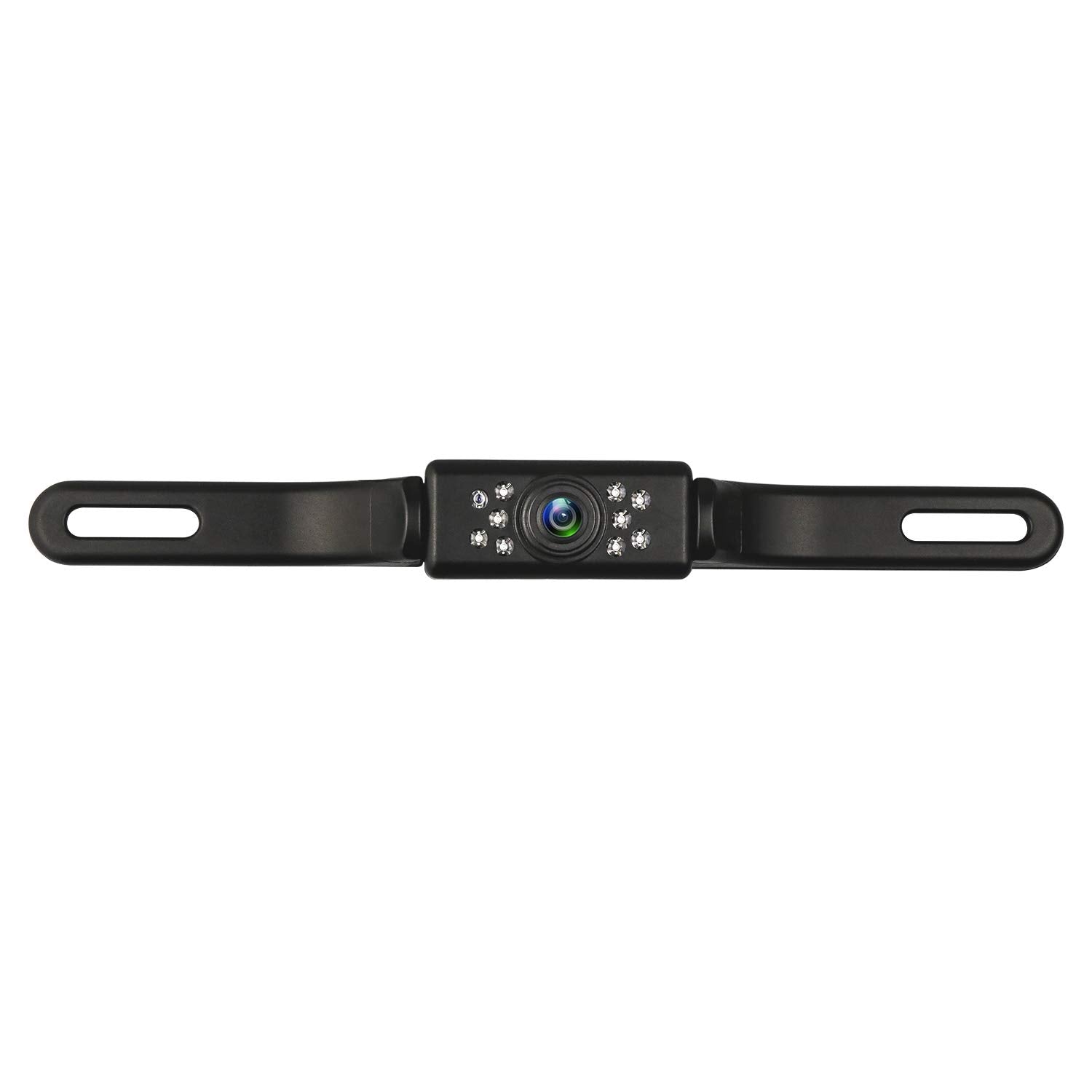 Jpp License Plate Backup Camera - Ip68 Waterproof, Wide Angle View, Night Vision Led - Universal Car Rear View Reversing Camera