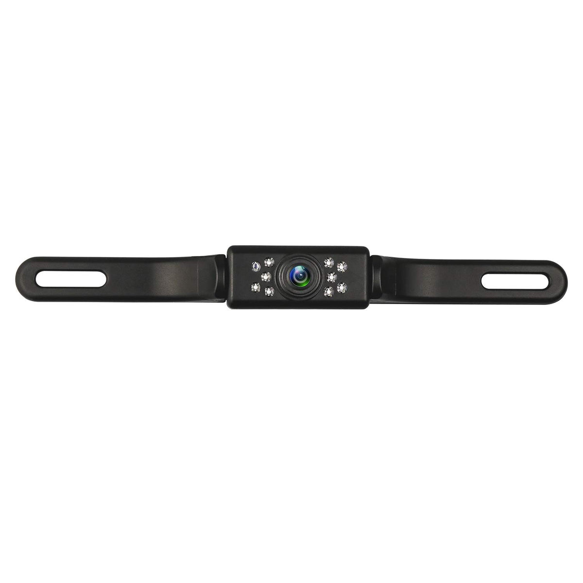 Jpp License Plate Backup Camera - Ip68 Waterproof, Wide Angle View, Night Vision Led - Universal Car Rear View Reversing Camera
