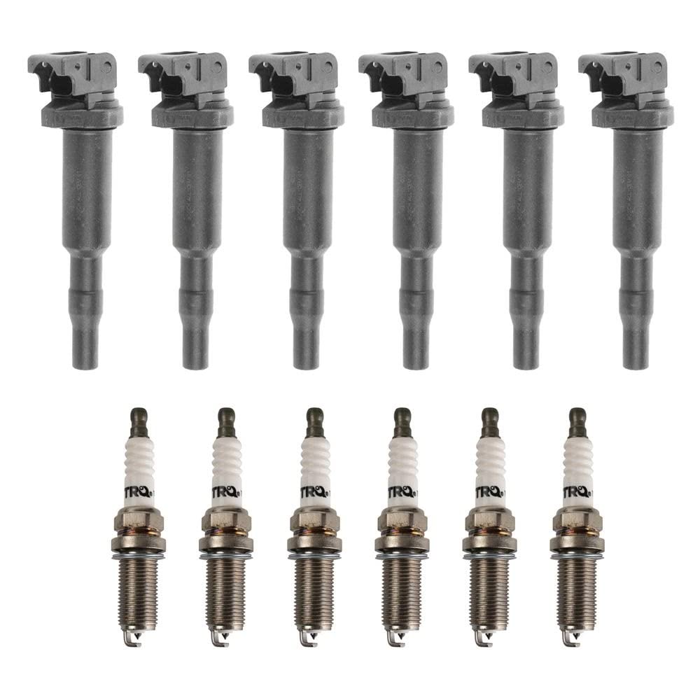 Trq Ignition Kit Ignition Coil Spark Plugs Compatible With 2010-2013 Bmw 128I 328I 328I Xdrive 2010-2011 528I 2010 528I Xdrive 2