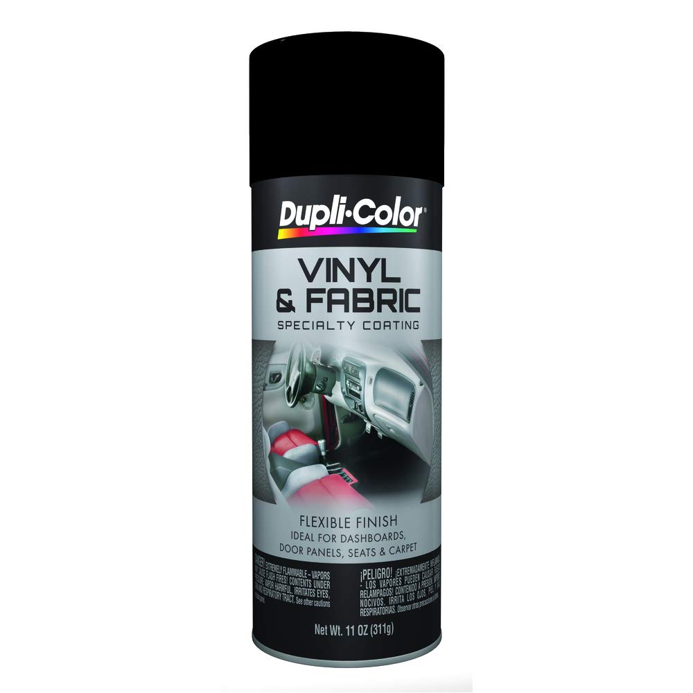 Dupli-Color Hvp104-6 Pk Vinyl And Fabric Coating Spray Paint - Gloss Black - 11 Oz Aerosol Can Pack Of 6