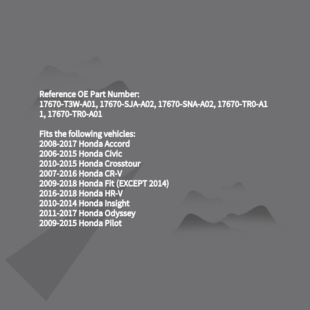 Fuel Filler Cap Assembly Fuel Tank Gas Cap Cover Fits 2006-2018 Honda Accord Civic Crosstour Cr-V Fit Hr-V Insight Odyssey Pilot