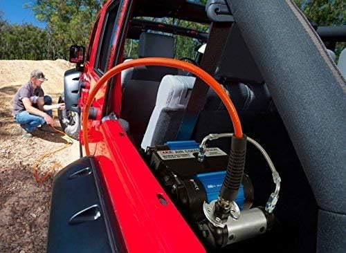 Arb Inflation Kit Air Compressor And Orange Air Hose Pump Up Kit With Quick Fitting Bundle On Board System, Ckma12 And 171302 Pa