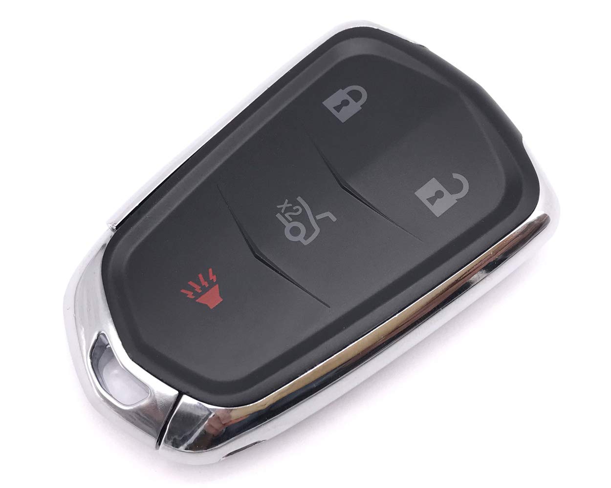 4 Buttons Replacement Key Fob Cover Case Fit For 2015-2019 Cadillac Escalade Cts Srx Xt5 Ats Sts Ct6 Keyless Entry Smart Key Fob