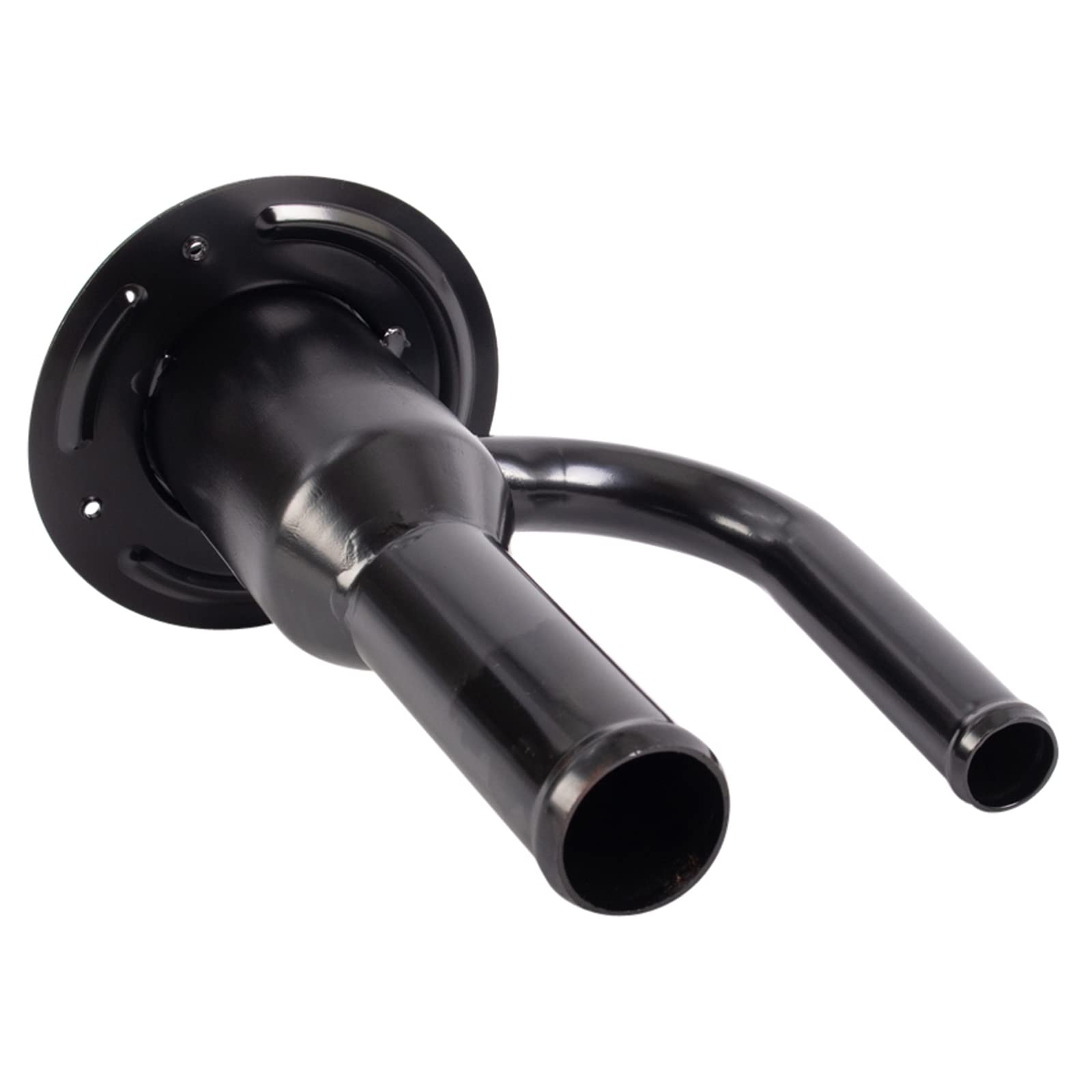 TRQ Rear Fuel Tank Filler Neck Black Compatible with 2005-2010 Ford F-350 Super Duty
