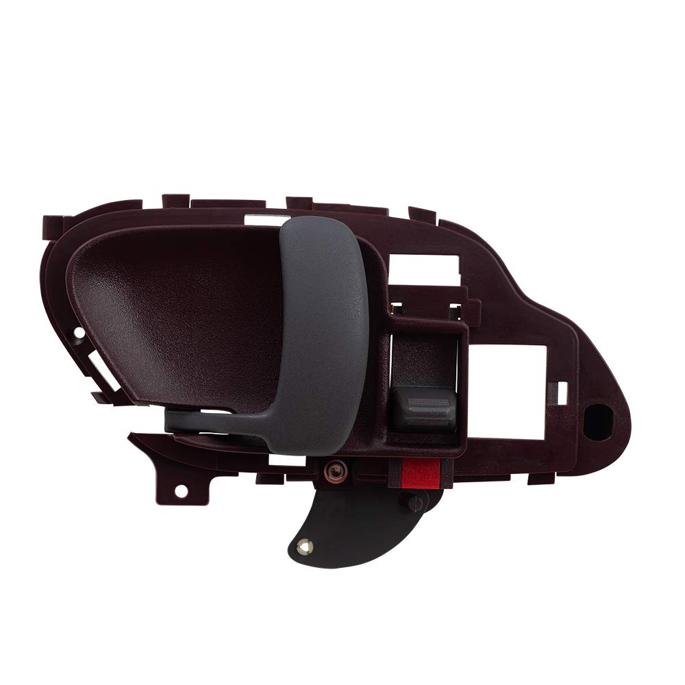 Brock Replacement Drivers Inside Inner Red Door Handle Compatible With 95-02 Pickup Truck 15708049