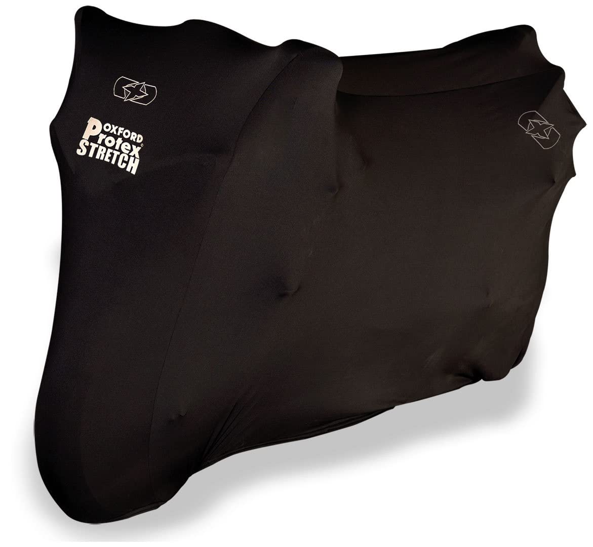 Oxford - Protex Stretch Indoor Motorcycle Protective Cover, Black (Cv172) Large (96.86'' L X 40.95'' W X 50.01'' H)