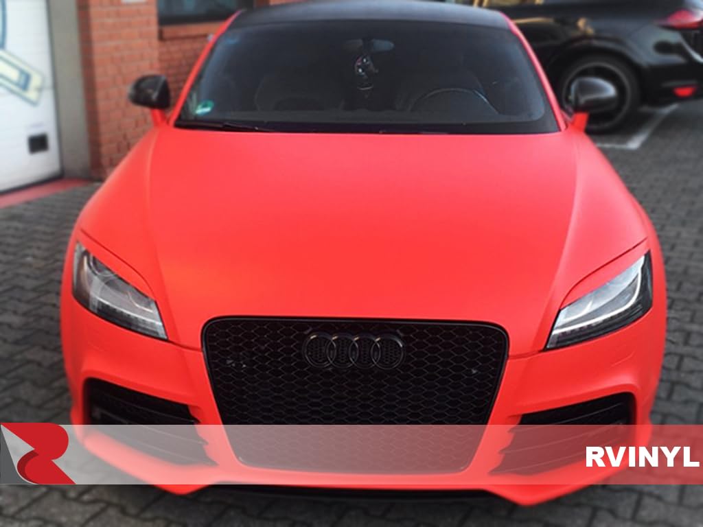 3M 2080 Series M13 Matte Red - 5Ft X 6Ft - 25Sq Ft - Dual Cast Lustrous Vinyl Car Wrapping Film - Bubble Free Vehicle Sheet Roll