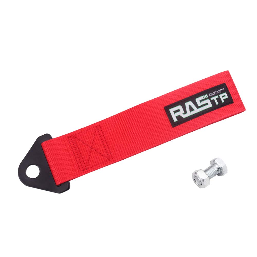Rastp High Strength Racing Tow Strap (Red)
