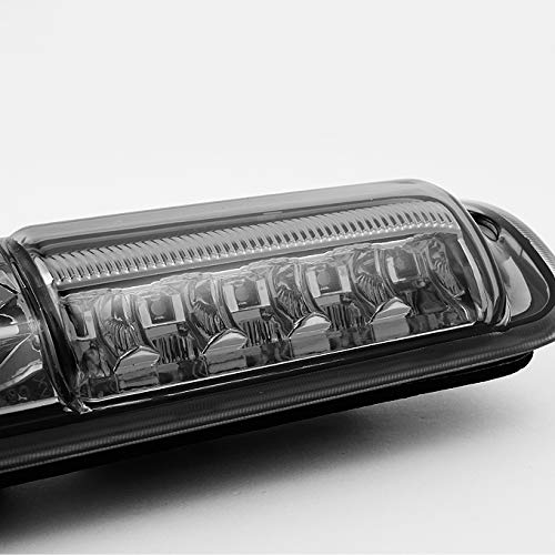 Akkon - For Chevrolet Silverado Gmc Sierra Replacement Led 3Rd Brake Light Signal Third Cargo Stop Lamp Smoke