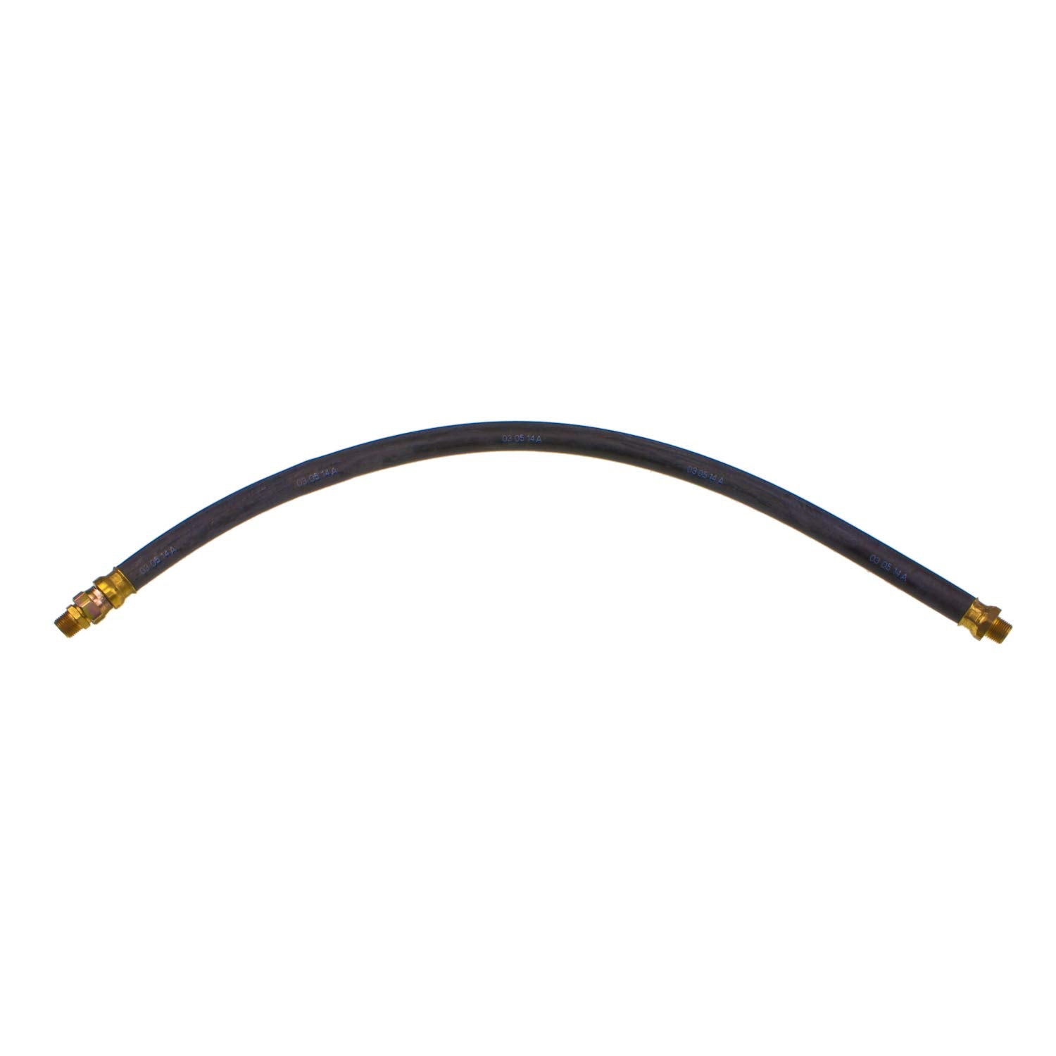 1/2' Air Hose Assembly - 30' - 3/8'-18 (1 Fixed & 1 Swivel) - Max Op 225 Psi