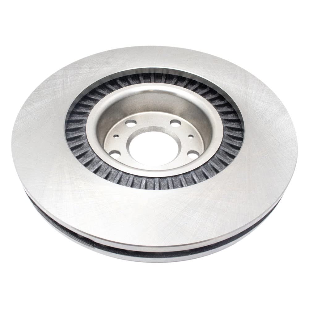 Trq Front Brake Rotors Set Vented Compatible With 2009-2011 Audi A6 Quattro 2004-2010 A8 Quattro