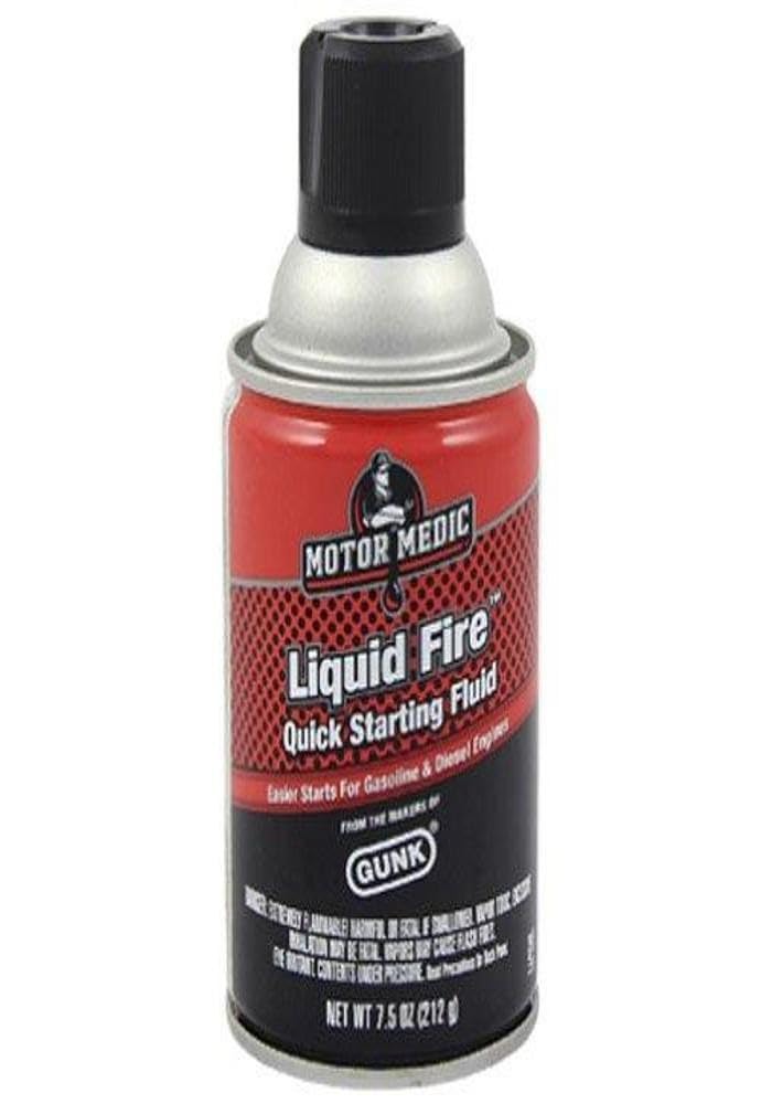 Niteo Motor Medic M3911 Liquid Fire Quick Starting Fluid - 7.5 Oz. -Like New