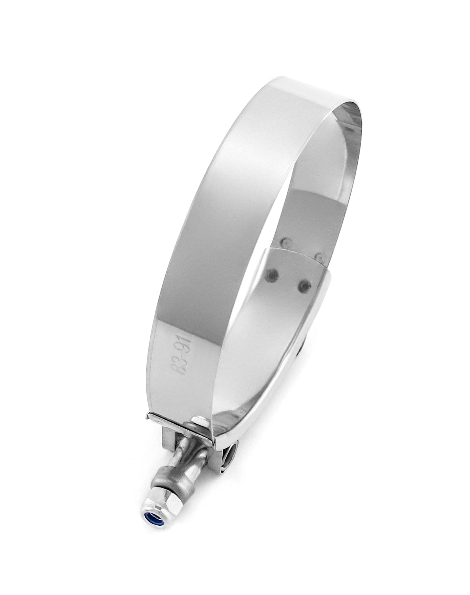 Qwork 3' T-Bolt Hose Clamp Stainless Steel, Working Range 83Mm-91Mm For 3' Hose Id, Turbo Intake Intercooler Clamp, 4 Pack