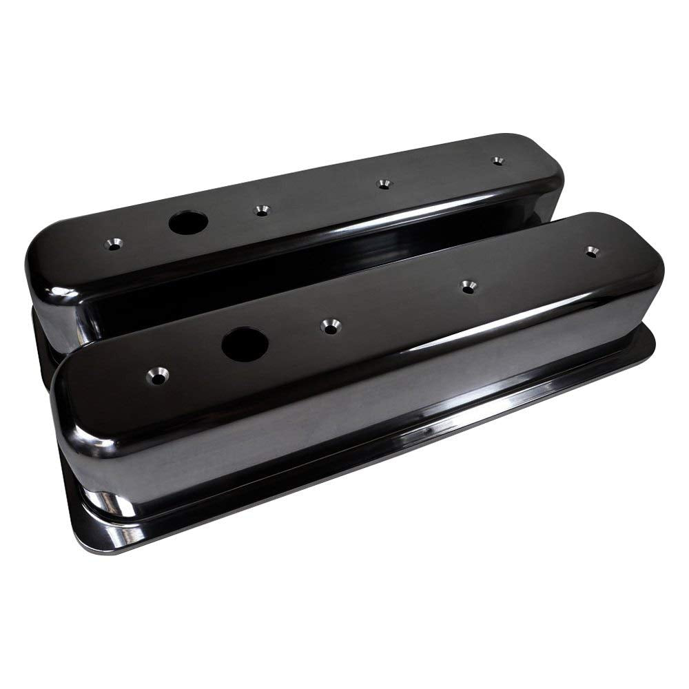 Racing Power R6146-1BK Black Aluminum SBC Valve Cover Center Bolt